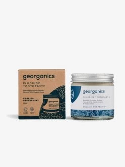 Georganics Fluoride Peppermint Toothpaste - 60ml