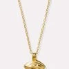 Goddess Charms Goddess Of Vision Pendant Necklace - Gold -Yogamatters goddess vision charm gold