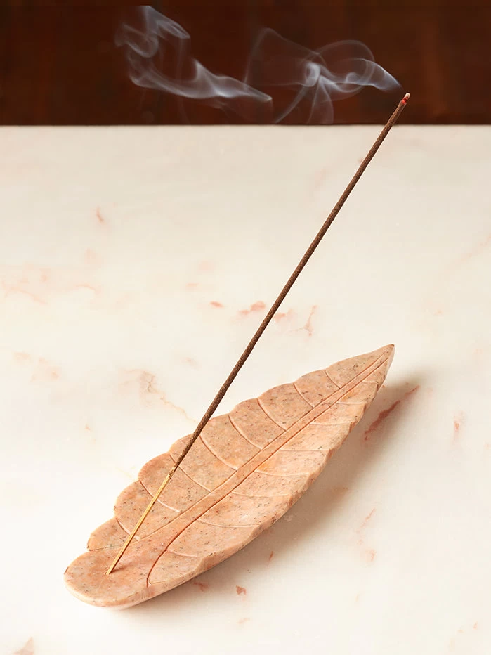 Yogamatters Leaf Incense Holder 3 Yogamatters Leaf Incense Holder