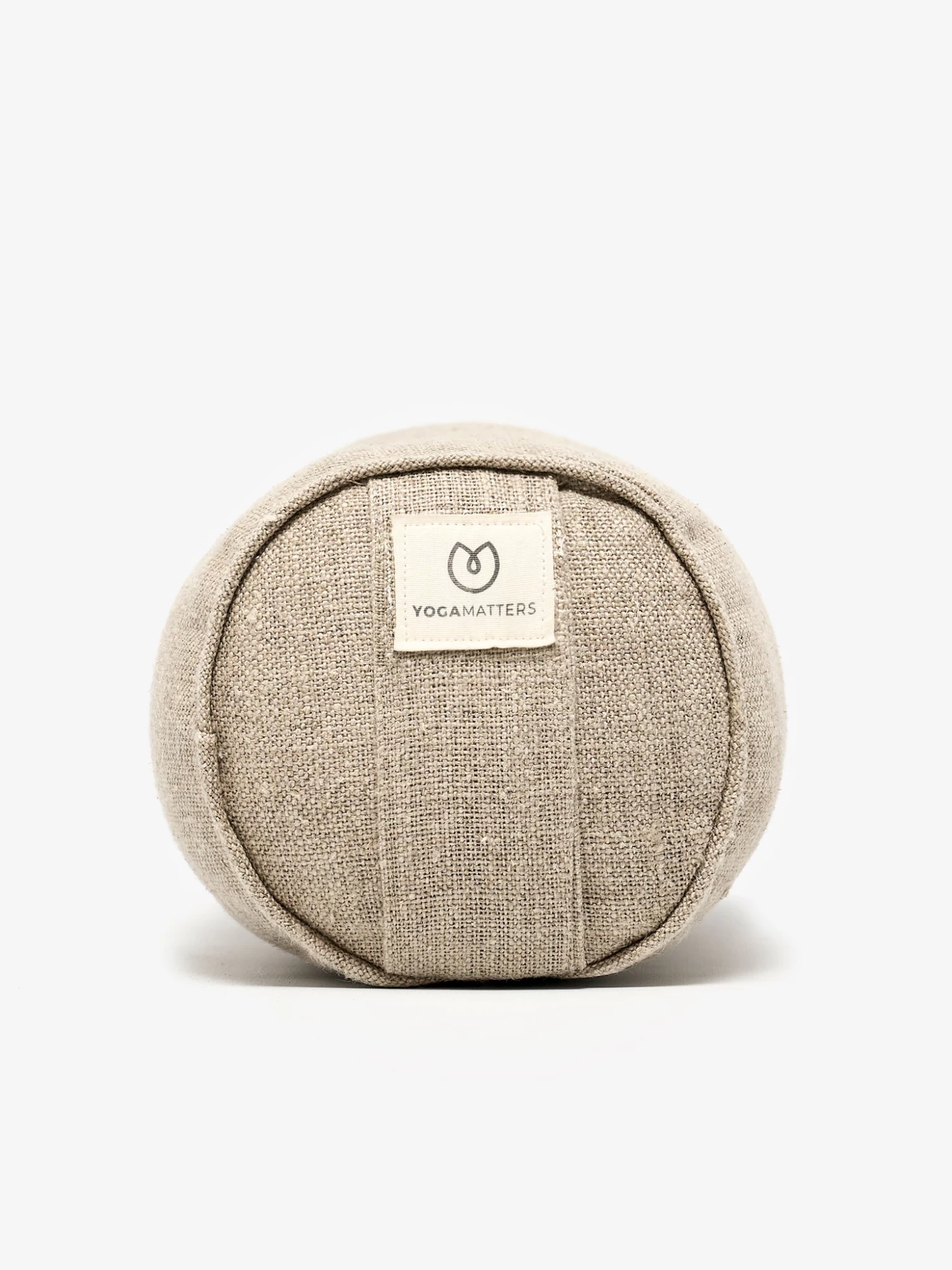 Yogamatters Hemp Mini Buckwheat Bolster - Natural 5 Yogamatters Hemp Mini Buckwheat Bolster - Natural - Image 3