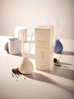 Aery Fernweh Collection Reed Diffuser - Himalayan Cedarleaf -Yogamatters himalayan cedarleaf reed diffuser cream ceramic aery living 03 1200x1700 c672bc50 8425 4831 90c9 7e65f5eb579c