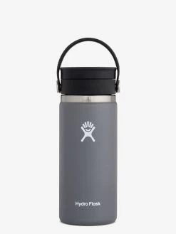 Hydro Flask 473ml (16oz) Wide Mouth W/Flex Sip Lid - Stone