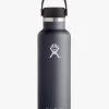 Hydro Flask 621ml (21oz) Standard Mouth With Flex Cap - Black 2 Hydro Flask 621ml (21oz) Standard Mouth With Flex Cap - Black -Yogamatters hydro flask 620ml standard mouth with flex cap black