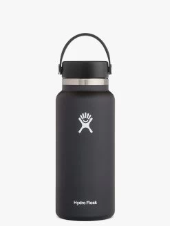 Hydro Flask 946ml (32oz) Wide Mouth With Flex Cap 2.0 - Black