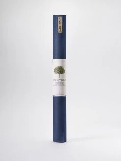 Jade Yoga Voyager Mat -Yogamatters jade yoga voyager mat midnight blue upright