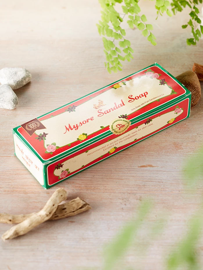 Mysore Sandalwood Soap - Pack Of 3 4 Mysore Sandalwood Soap - Pack Of 3 - Image 2