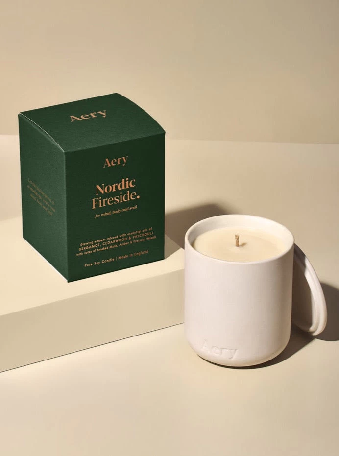 Aery Fernweh Winter Candle - Nordic Fireside 3 Aery Fernweh Winter Candle - Nordic Fireside