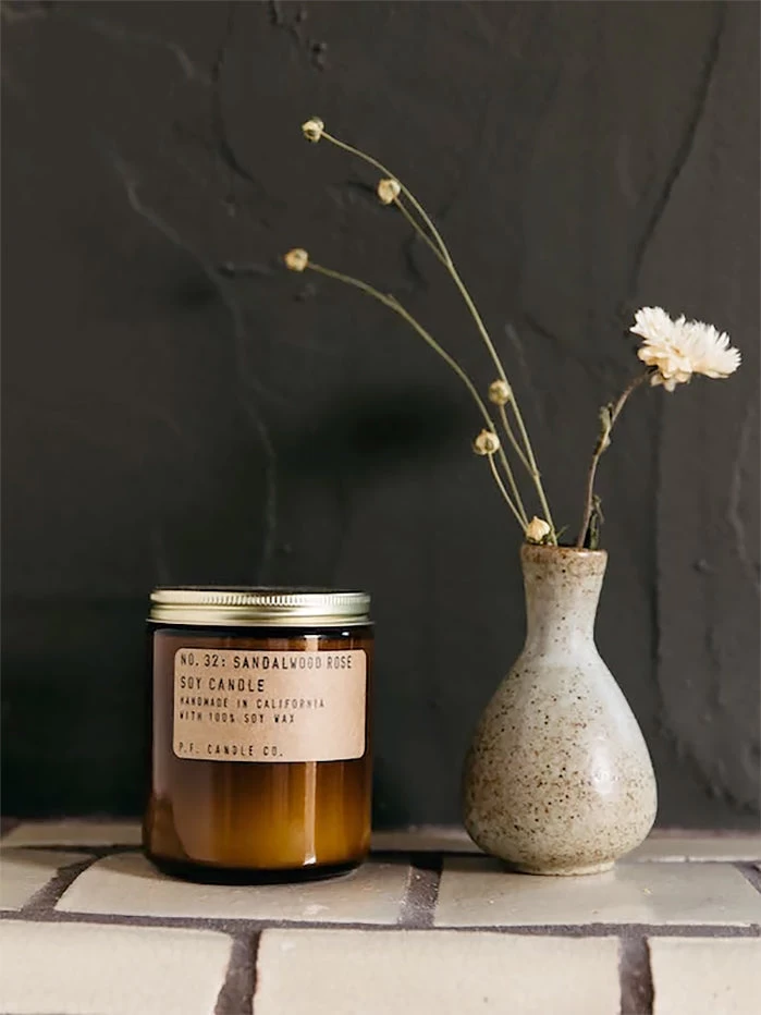 P.F. Candle Co 7.2oz Soy Candle - Sandalwood Rose 3 P.F. Candle Co 7.2oz Soy Candle - Sandalwood Rose