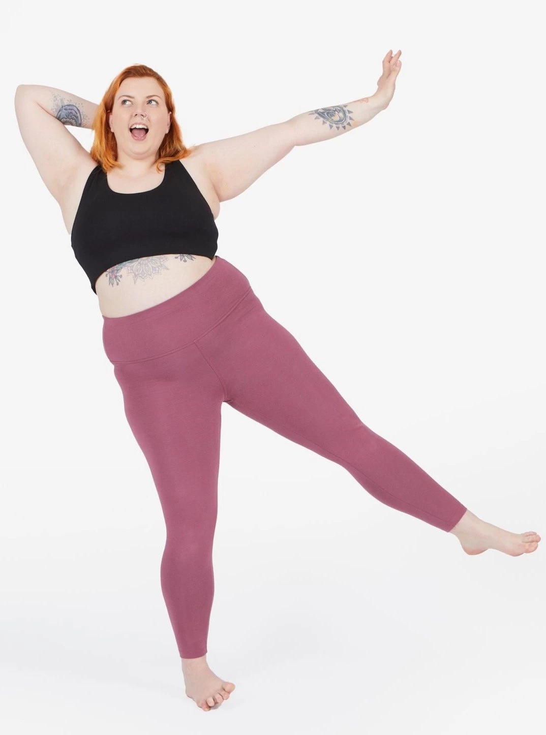 Yogamatters Eco High Rise 7/8 Yoga Leggings 13 Yogamatters Eco High Rise 7/8 Yoga Leggings - Image 11