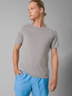 PrAna Mission Trails Short-Sleeved Top - Grey