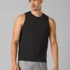 PrAna Mission Trails Tank - Black Heather -Yogamatters prAna Mission Trails Tank Black Heather