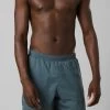 PrAna Peak To Pavement Lined Short - Grey Blue -Yogamatters prAna Peak to Pavement Lined Short Grey Blue