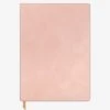 Designworks Ink Vegan Suede Journal - Blush -Yogamatters vegan suede notebook blush
