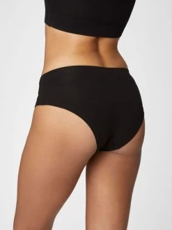 Yogamatters -Yogamatters wac5264 black hannah plain bamboo bikini briefs 2
