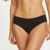 Thought Organic Cotton Jersey Bikini Brief 2 Thought Organic Cotton Jersey Bikini Brief -Yogamatters wac5264 black leah gots organic cotton jersey bikini briefs in black 1 v1 5
