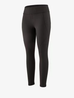 Patagonia Centered Crops - Black -Yogamatters womens centered crops black