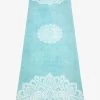 Yoga Design Lab Studio Mat 3.5mm - Mandala Turquoise -Yogamatters yoga lab design mandala turquoise mat 1